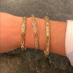 Three Kendra Scott bangles